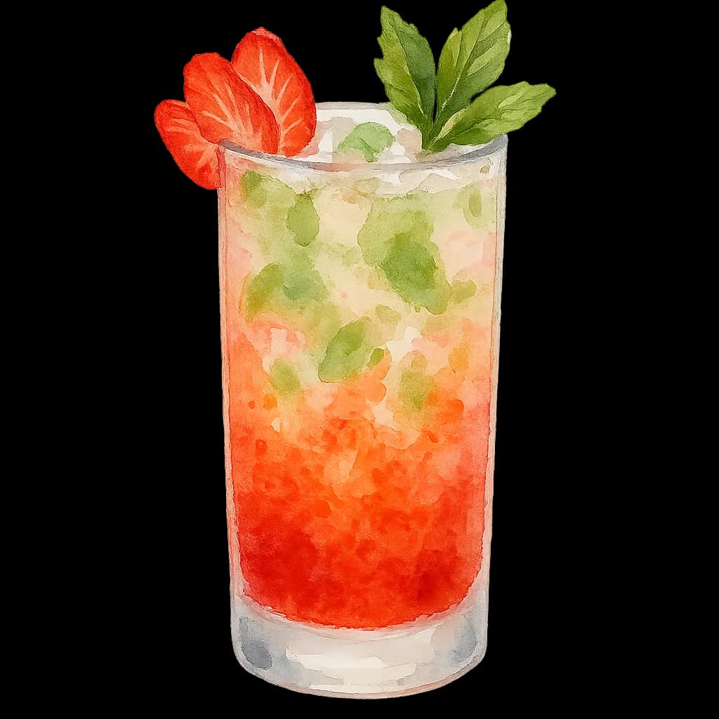 Strawberry Virgin Mojito
